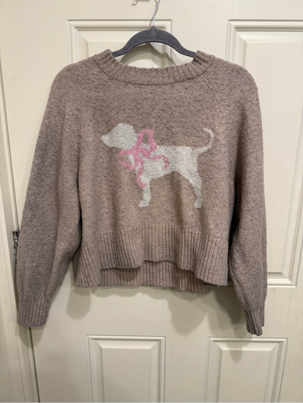 Pink X LOVESHACKFANCY Dog Motif Sweater